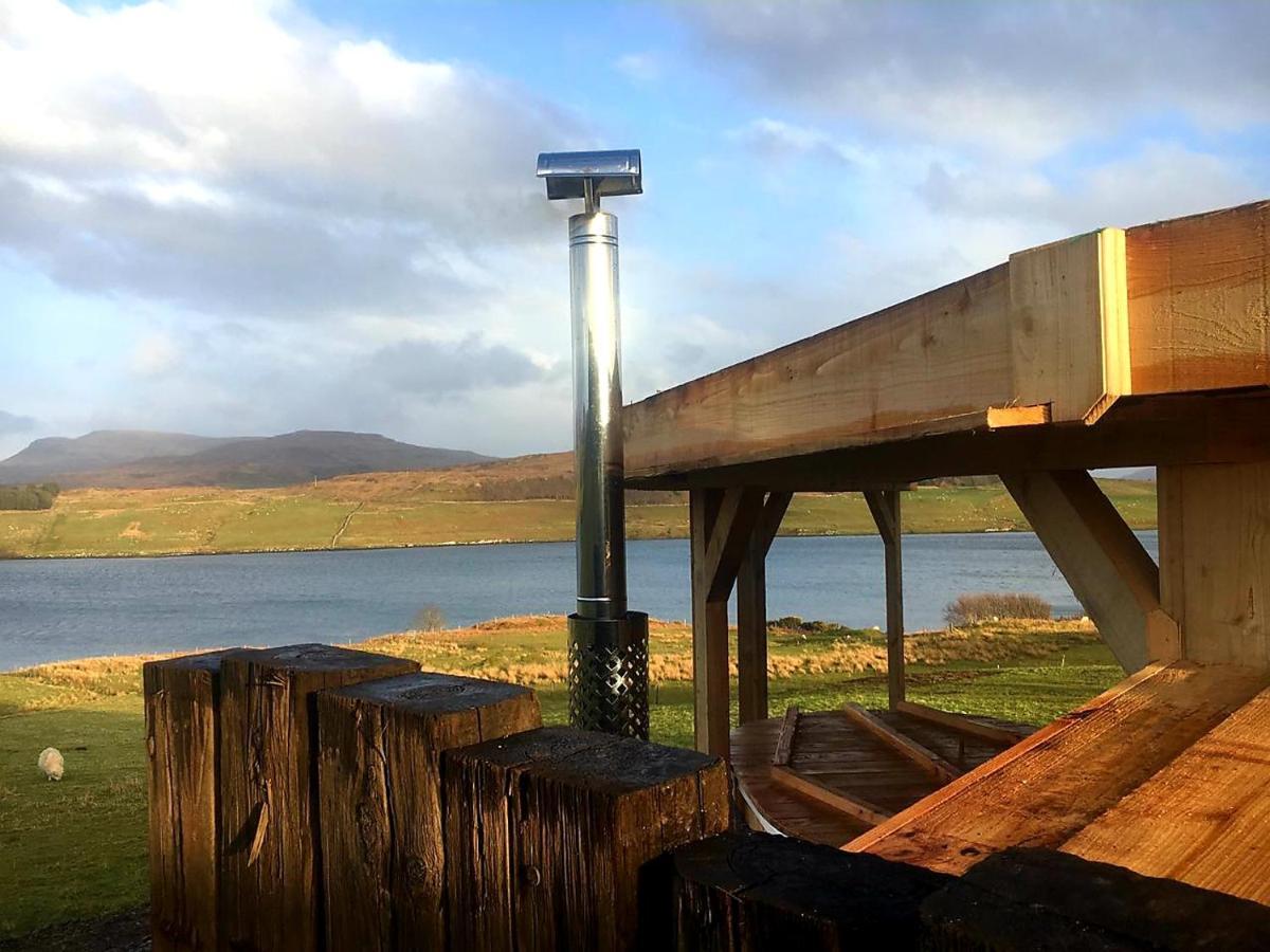 Skye Cabins Skeabost Kültér fotó